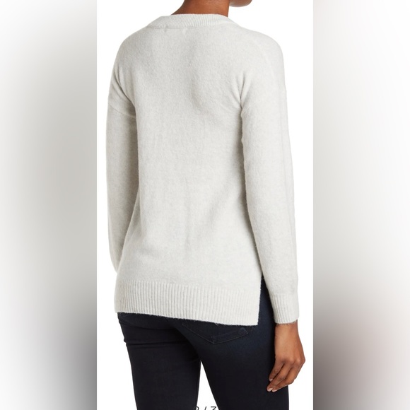 Madewell Donegal Jason Ex-Boyfriend Pullover. Heather Gray. - Picture 2 of 13